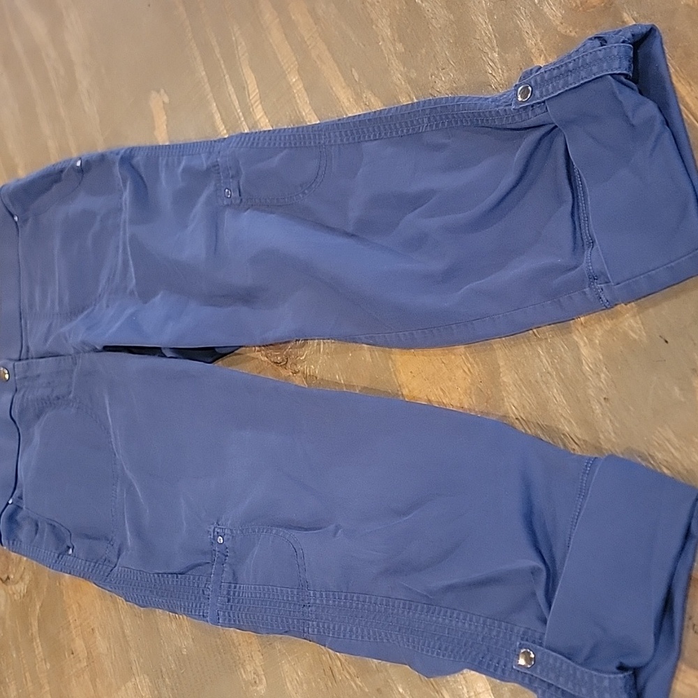 Women's Blue Cropped Pants